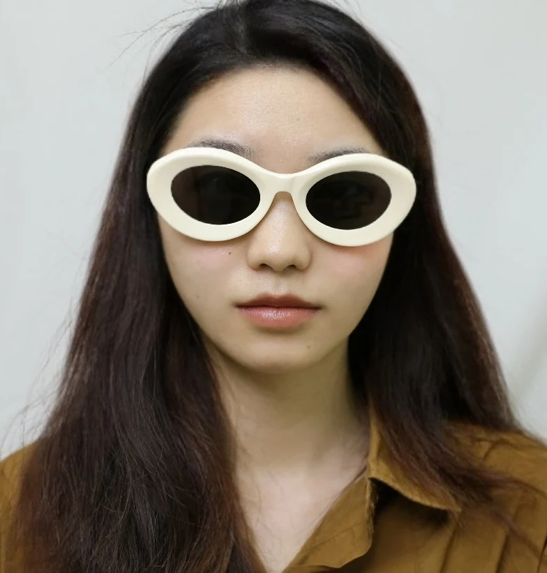 Sifier 2024 Fashion Oval Cat Eye Sunglasses - CR39 Polarized display picture 3