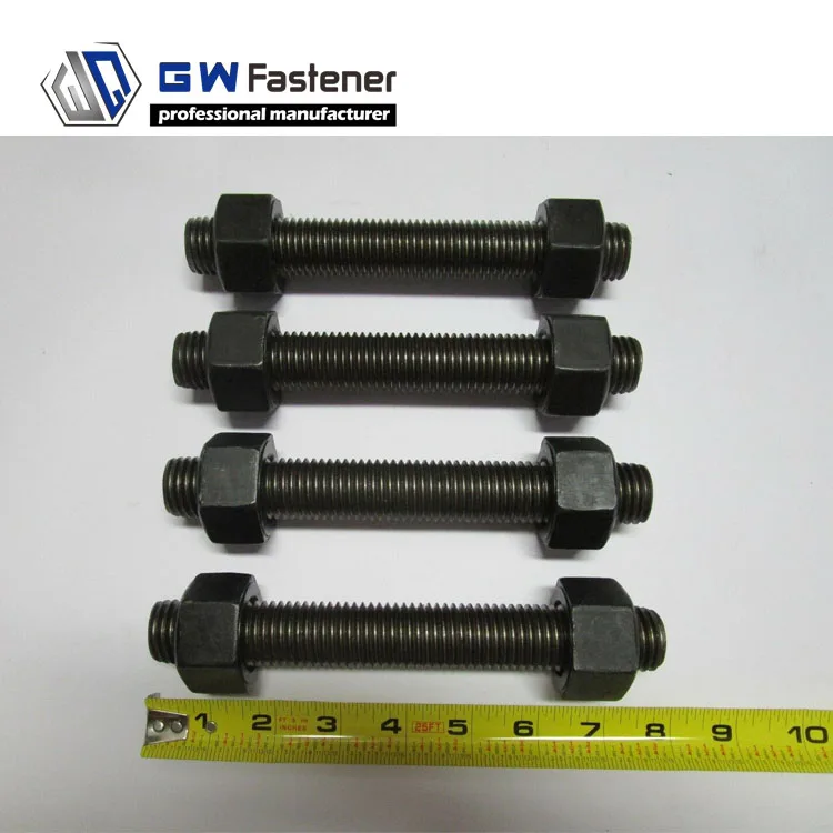 Stud Bolt Astm A193 Gr B7 A194 2h Nut Astm A193 B7 Stud Bolt - Buy Astm ...