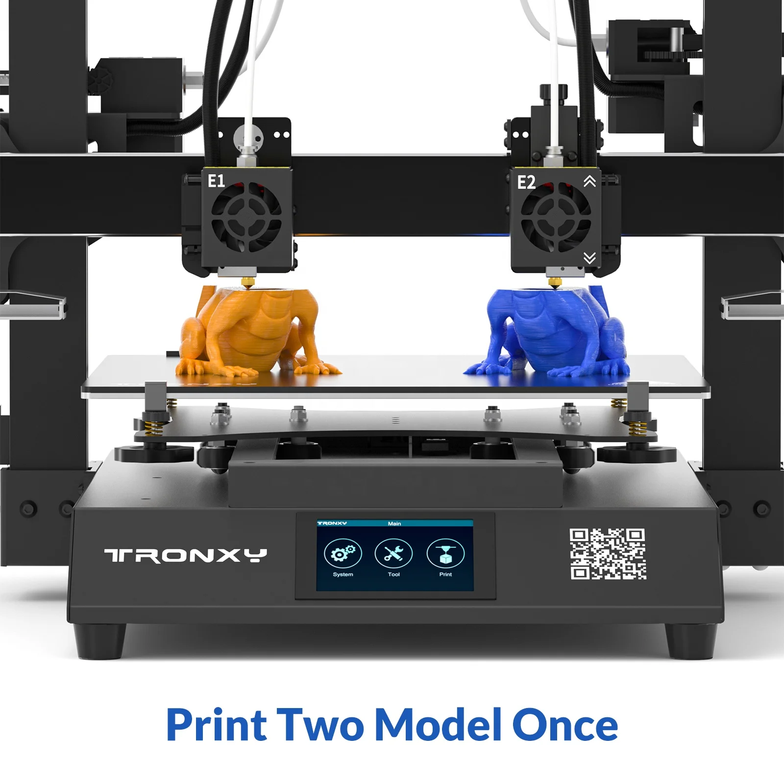 Tronxy卸売2色金属3Dインプレソーラビッグプリンター300*300 * 390mm