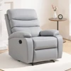 Asiento reclinable manual básico gris claro
