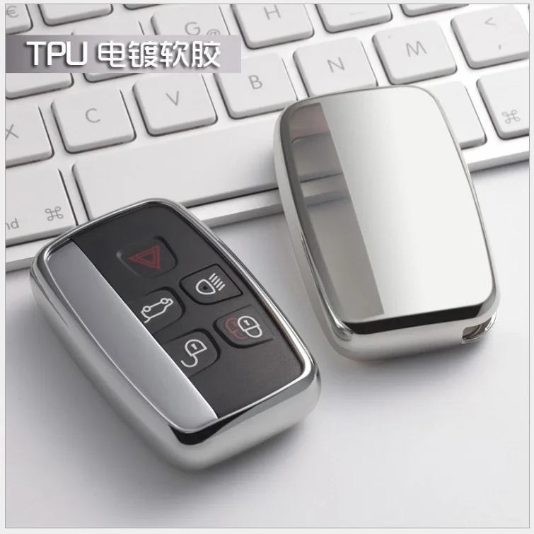 Чехол для автомобильного ключа из ТПУ Роскошный чехол для ключа из силикона чехол для автомобильного ключа дистанционный ключ для автомобиля Land Rover Discover