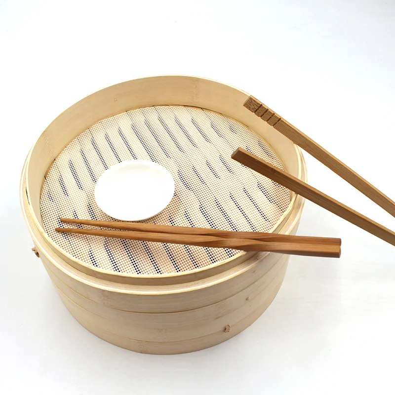 Распродажа 2022 пароварка из натурального бамбука высокого качества по разумной цене подходит для приготовления пищи