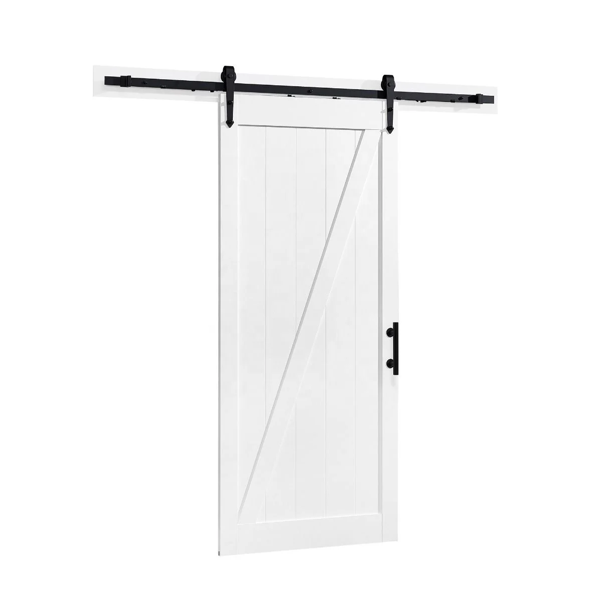 Soundproof Office Slab Grey Interior Sliding Barn Door Cheap Room Dividers