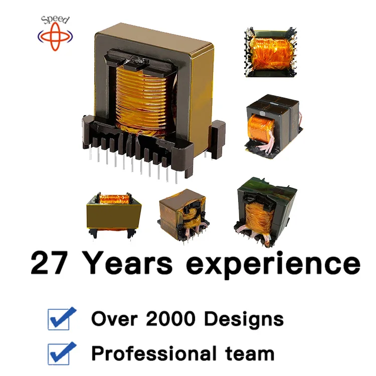 Ultra Low Inductors Coils 96x80x49mm Size Encapsulated EF20 12V LED PQ2620 ERL28 High Frequency Power Supply Transformer