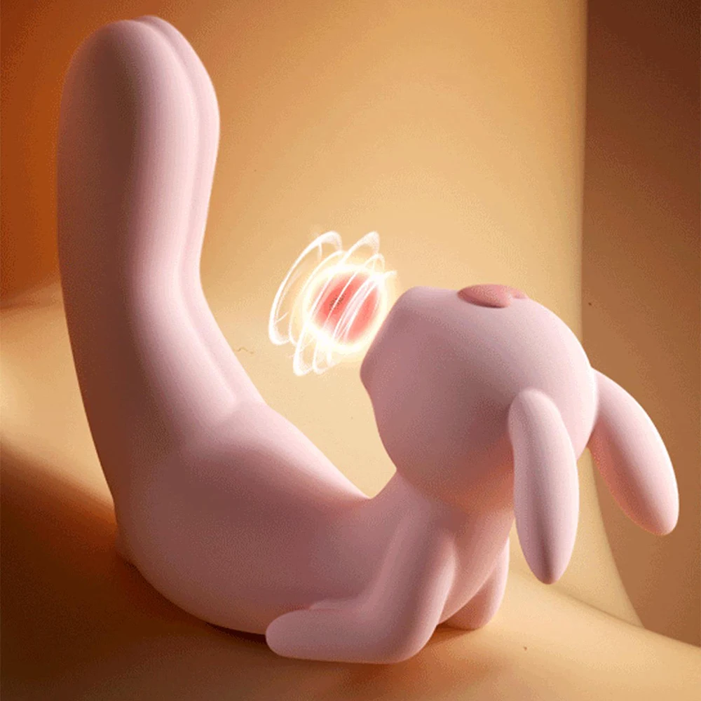 Wiederaufladbarer Klitorisvibrator mit 2 Motoren für Frauen, wasserdicht, leise, wiederaufladbar, für Klitoris und Nippel_voghion.com