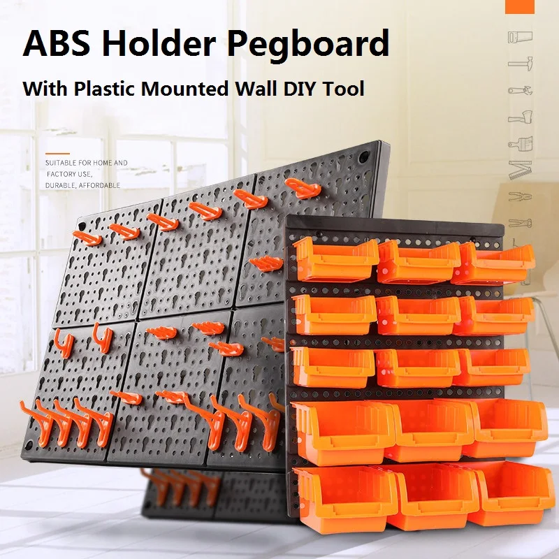 Peg Board Shelf Tool Organiser Garage Wall Rack Panel Hanging Storage Shed