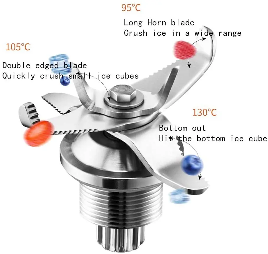 Shakes and Smoothies Ice Setting Mini Slushy Machine Frozen Drink With Tap Commercial Smoothie Blender