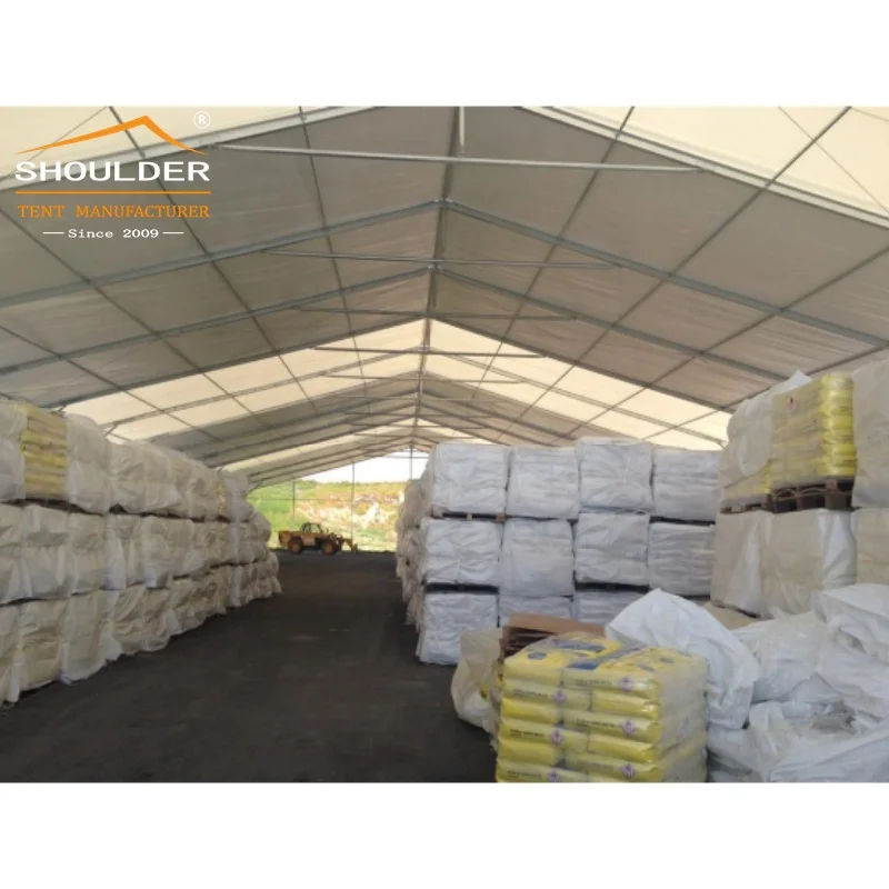 Custom Outdoor Workshop Tent Large Prefab Industrial Storage Warehouse Tent