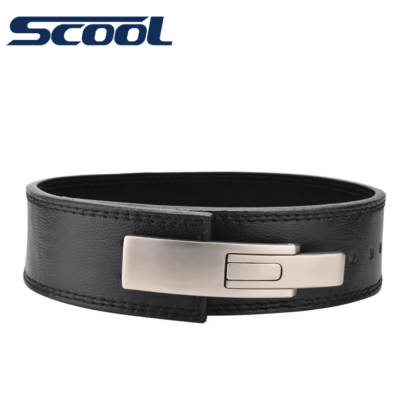 POWER  DRAGON  Power Training Heavy Duty Gym Leather Belt Weight Lifting Lever Buckle 8cm Breadth 10mm 13mm Thickness