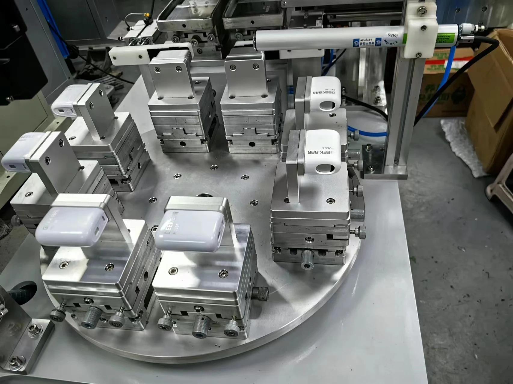 Semi Auto Custom Ink Tray 2 Color for Plastic Bottle Toys Power Bank logo Pad Printing Machine With Shuttle