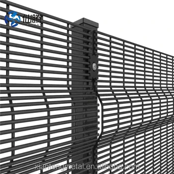 High Safety Anti-climbing Galvanized 358 Fence Direct Sale From Chinese Manufacturers Plate Wire Mesh Fence & Trellis/Gate