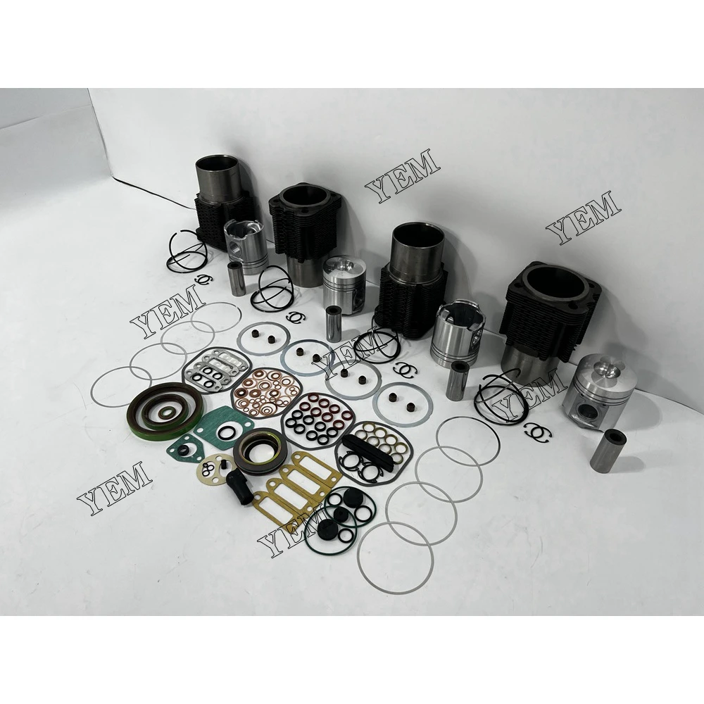 BF4L913 Engine Rebuilding Kit With Cylinder Gaskets Piston Rings Liner for Deutz 4