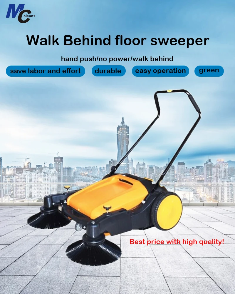 S480 Road Sweeper Machine Sidewalk Sweepers Reusable Crumb Mini Walk