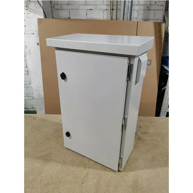Fully Weld IP66 Aluminum Anodized Extrusion Enclosure With Vent Hood Outdoor Lithium Battery Cabinet Sheet Metal Fabrication