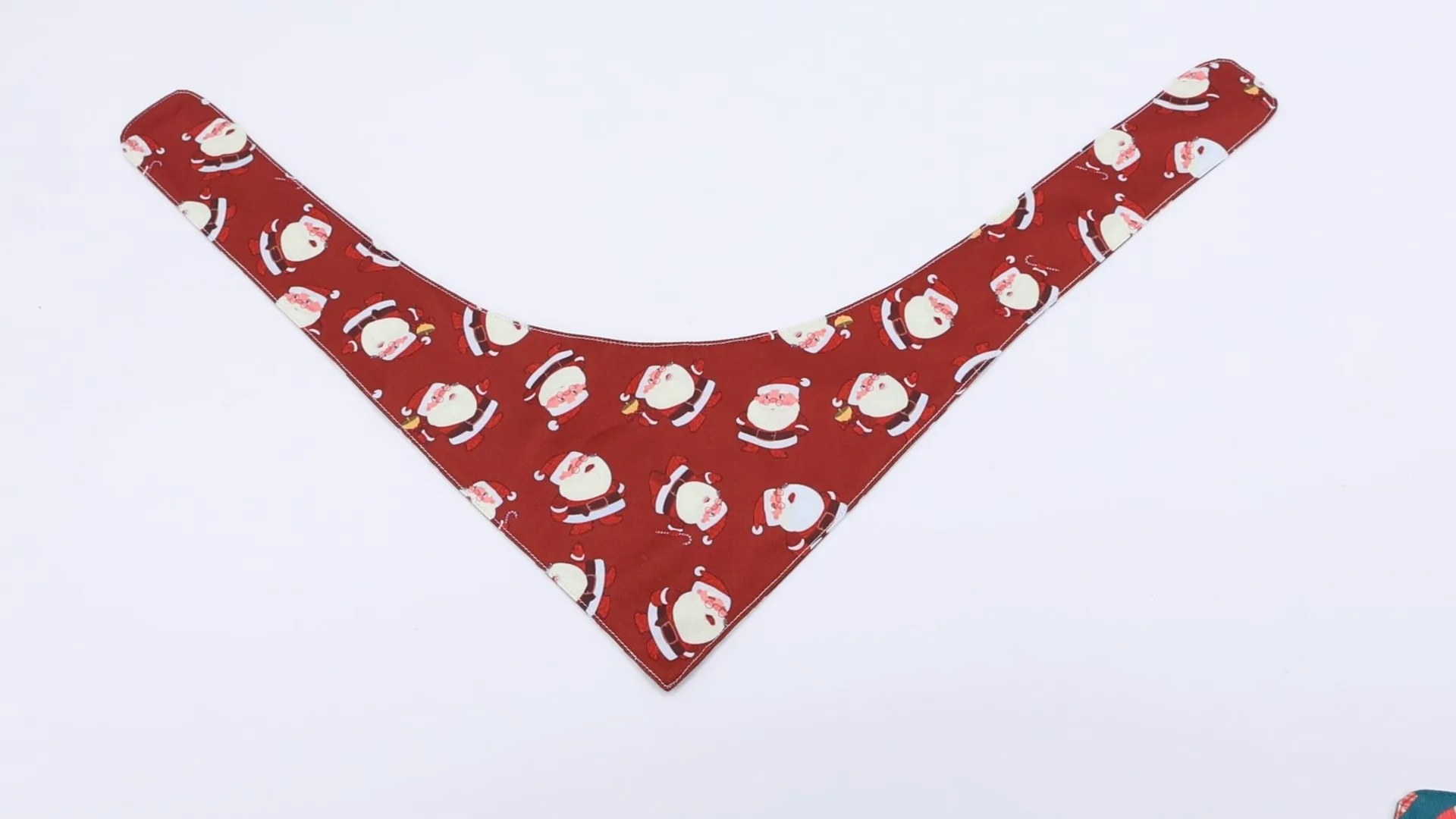 Wholesale Pet Square Triangle Plain Printed Customized Scarf Custom