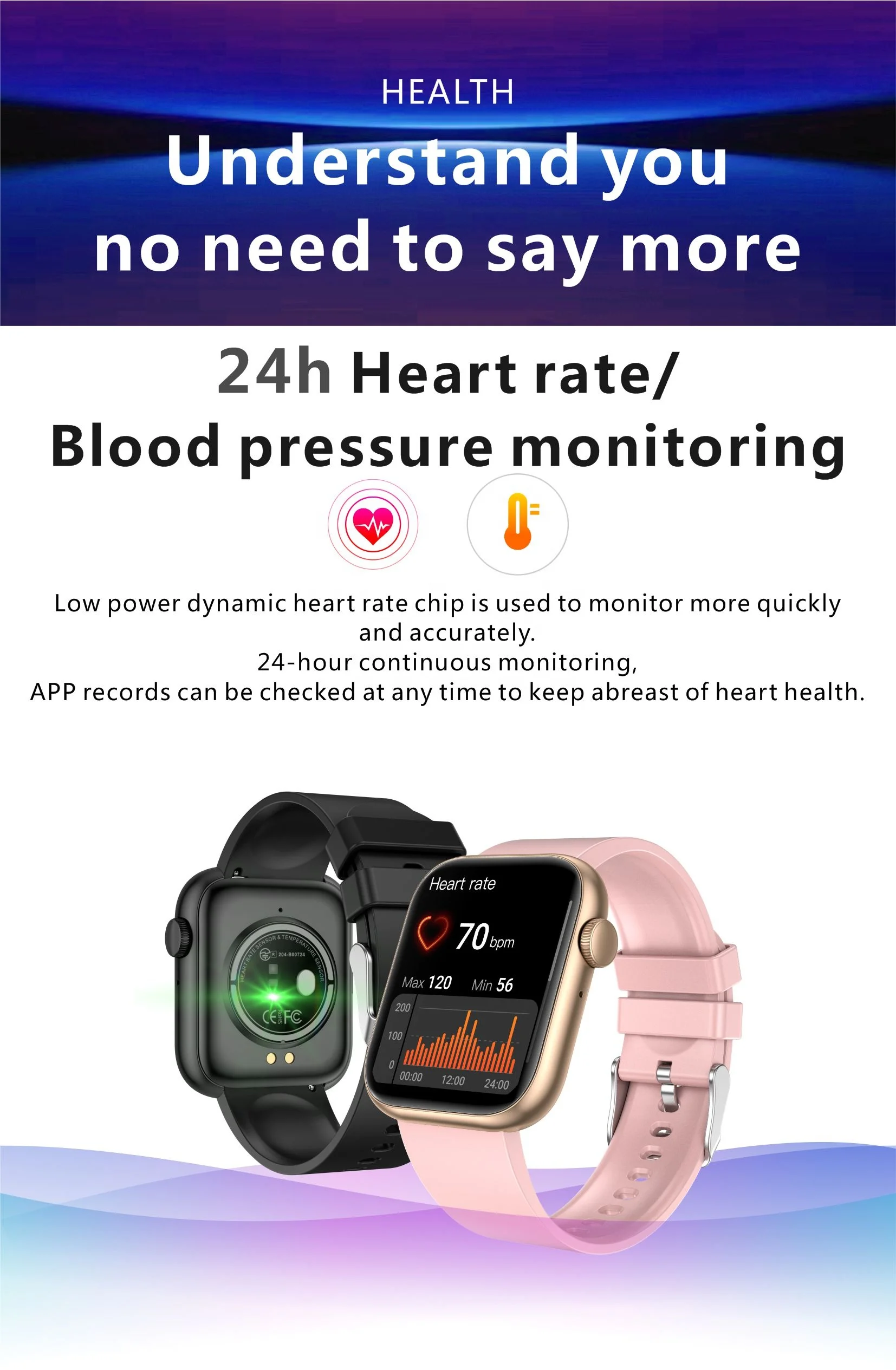 New Arrival Smartwatch QX7  Blood Oxygen Heart Rate Smart Bracelet Waterproof Sport Fitness Smart Watch for Android IOS