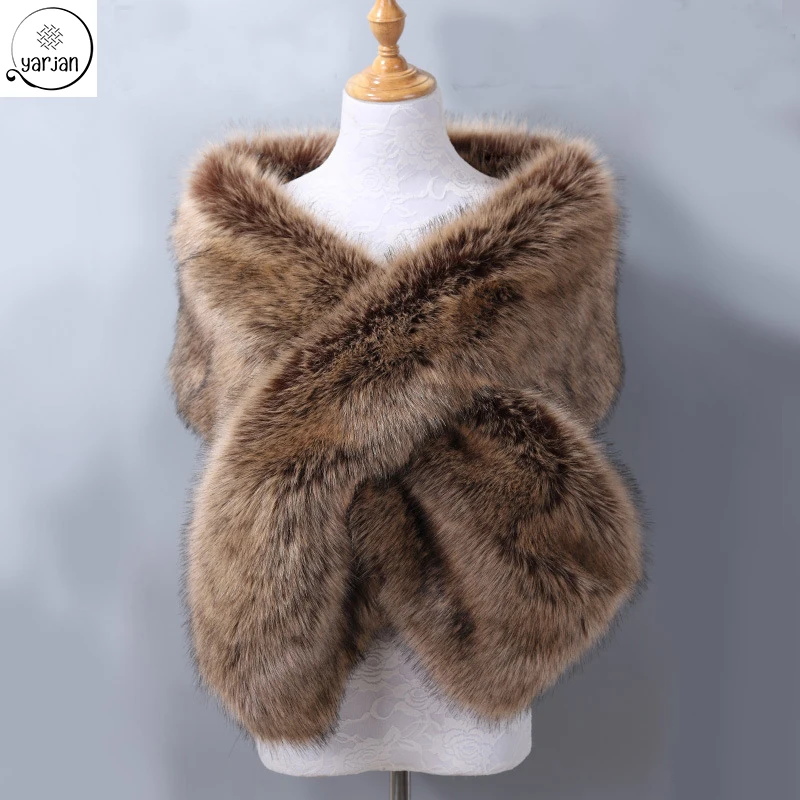 black fur shoulder throw