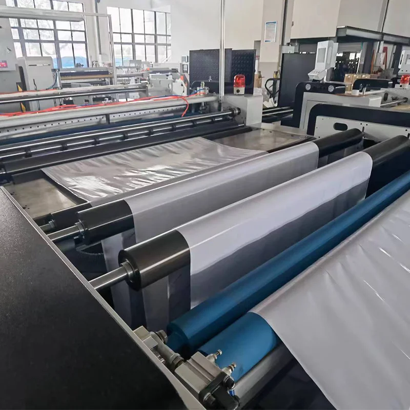 HQJ Automatic Silicon Paper Roll to Sheet Cross Cutting Machine for Paper Reels Material Sheeter Processing