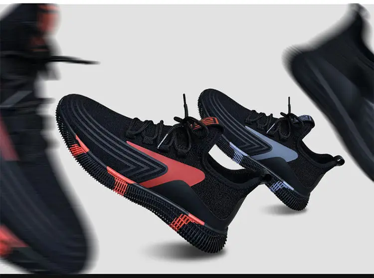 2024 Hot Sale New Fashion Mesh Sneakers for Men Breathable Men's Casual Slip-on Male Loafers Casual Walking Shoes