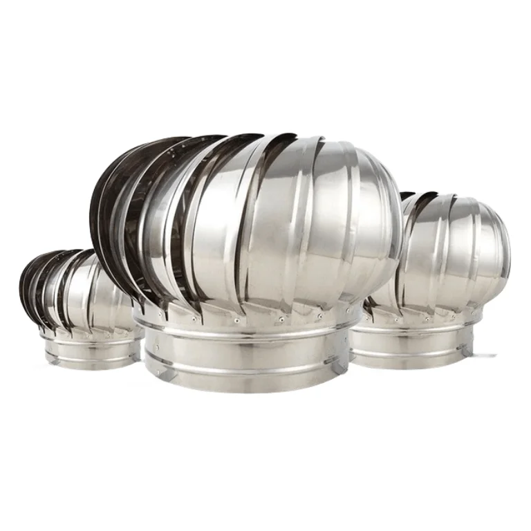 Unpowered Automatic Turbo Air Ventilation Fan Roof Top Stainless Steel Centrifugal Exhaust Fan with OEM & ODM Support