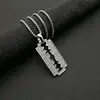 Steel-colored single pendant