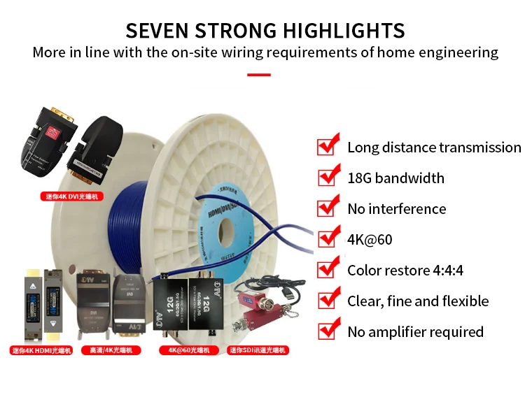 Etv Single Mode Fiber Optic Cable Antiinterference Fiber Optic Cable