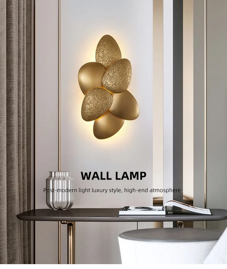 New Arrival Modern Lights For Home Led Lamp Bedroom Creative Decorative Lighting Golden Luxury Indoor Wall Light