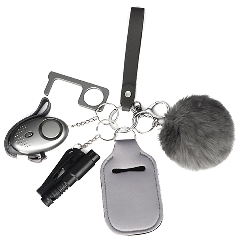 Wholesale 7pcs Set Self Defense Keychain Set Bulk Accessories Self