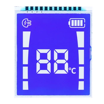 Low-Energy Metal Pin Connection Monochrome Lcd Display High-Quality Display Segment Lcd Display Screen