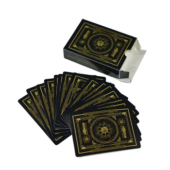 High Quality Custom Design OEM Flash black playing cards Produced