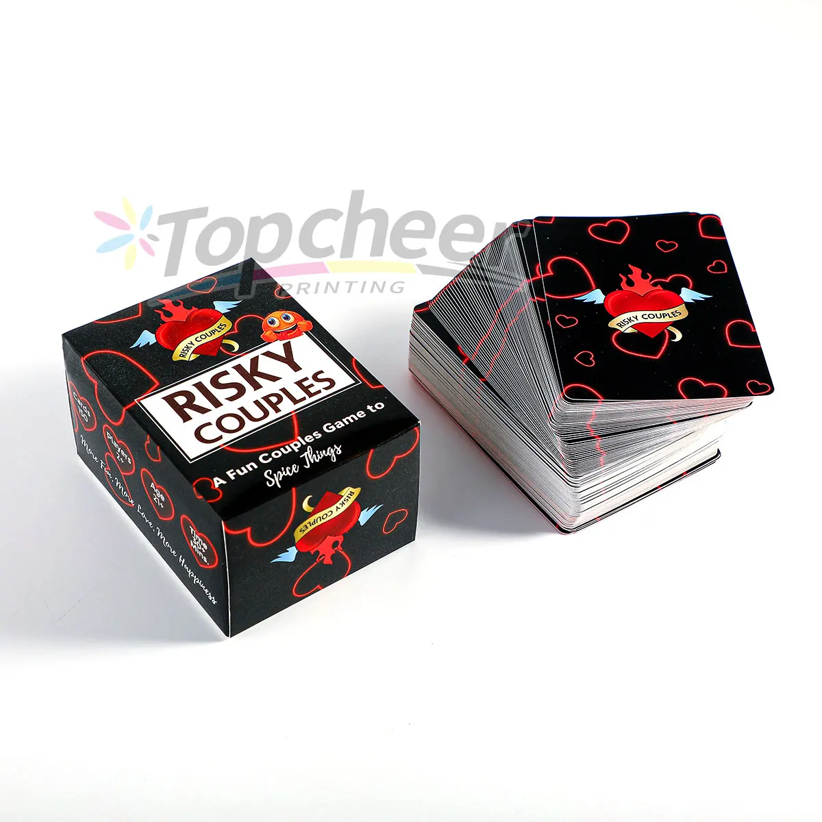 Personalized Custom Printing Adult Couple Card Games Japanese Cartoon Nude Sexy Girl Playing Cards