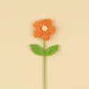 Orange-Large puff flower (double leaves)