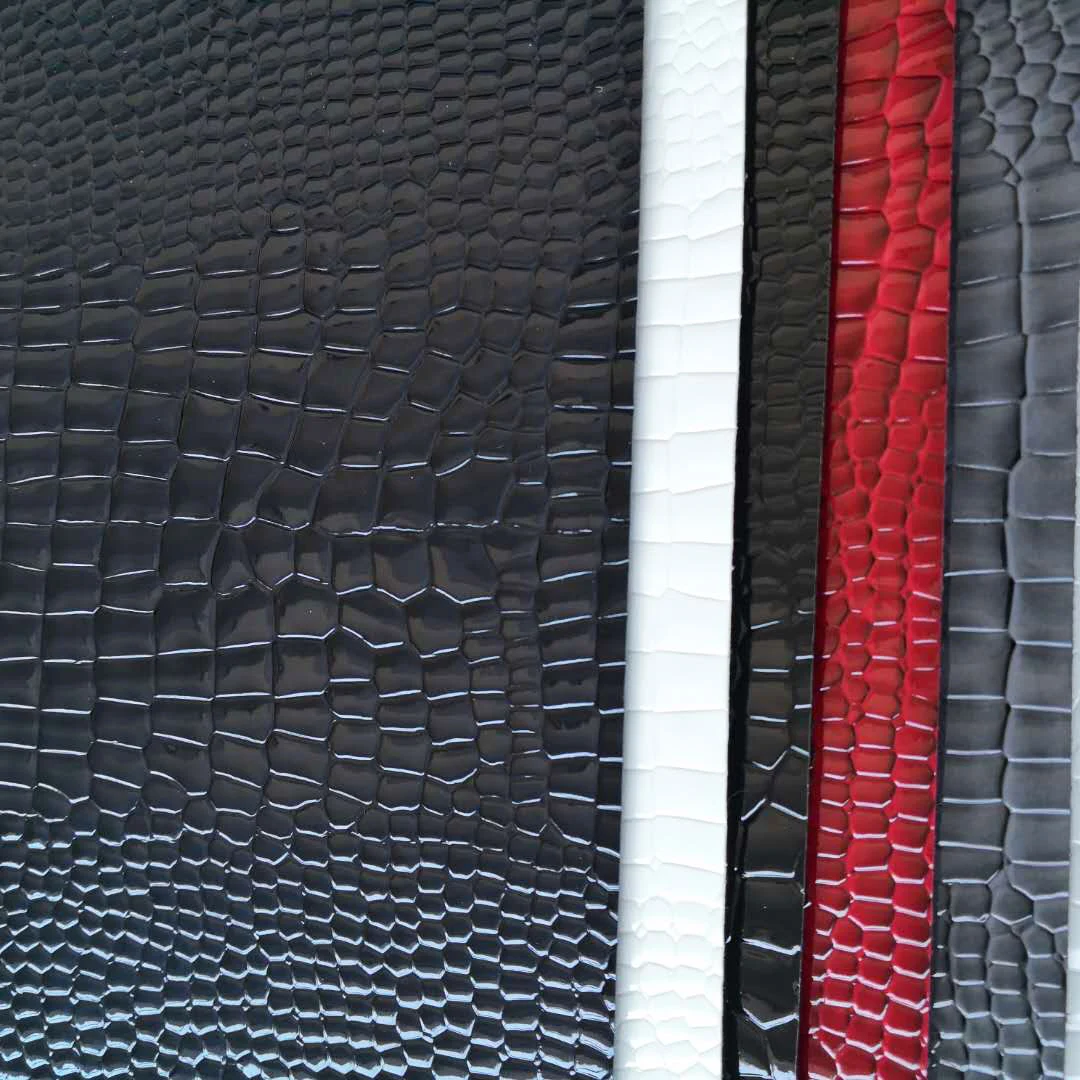 Wholesale Factory wholesale crocodile embossed designer pvc faux leather  fabric for hand-made bag From m.