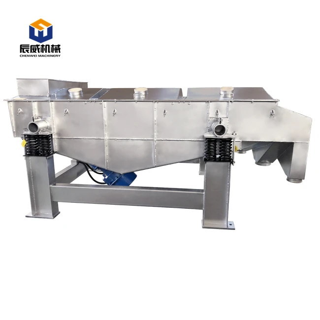 CW Automatic Soil Durable Diamond Linear Vibrating Screener Sieving Sifting Machine