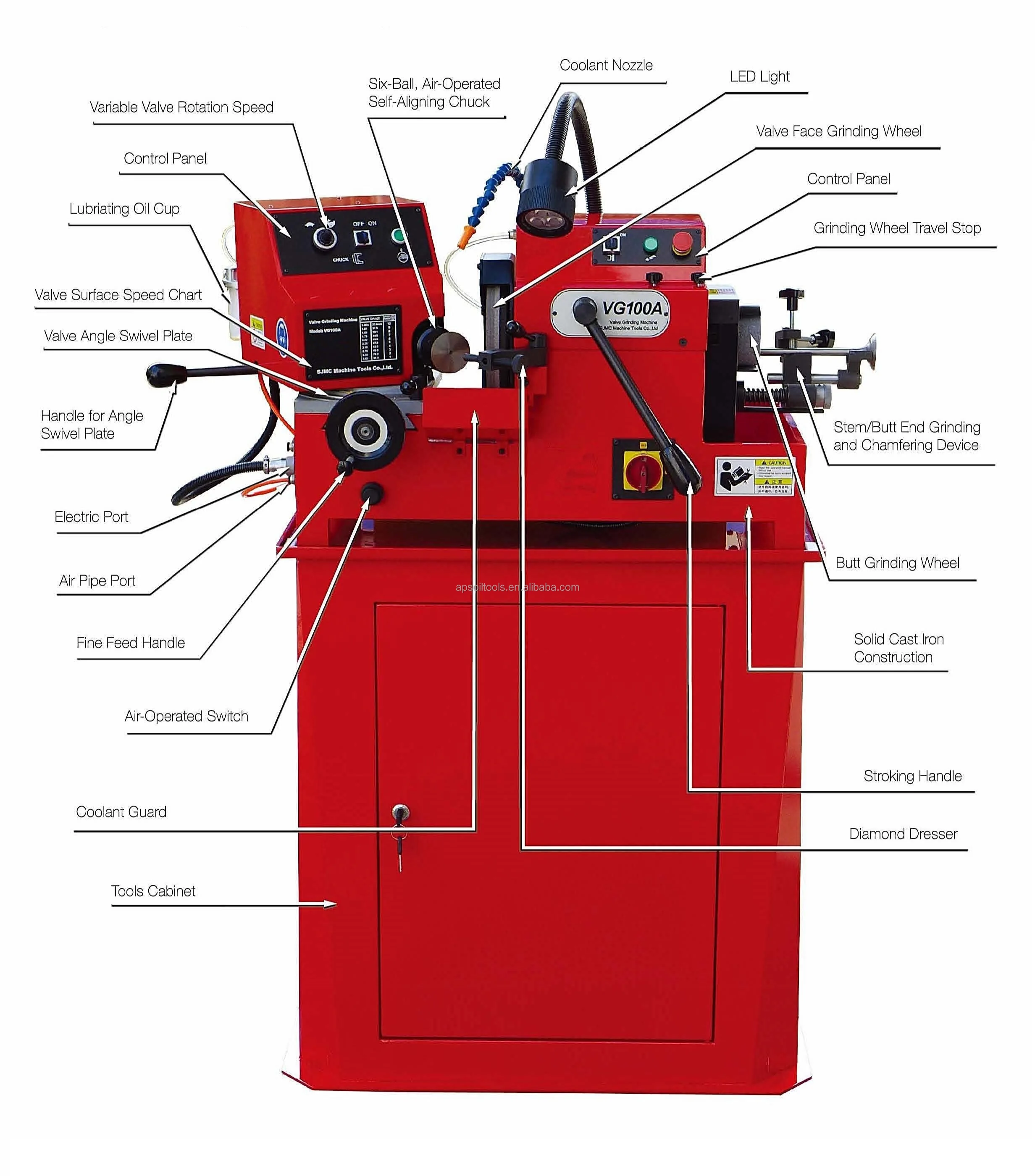 Valve Grinder Vg100 Buy Valve Grinder,Conical Surface Of Valve