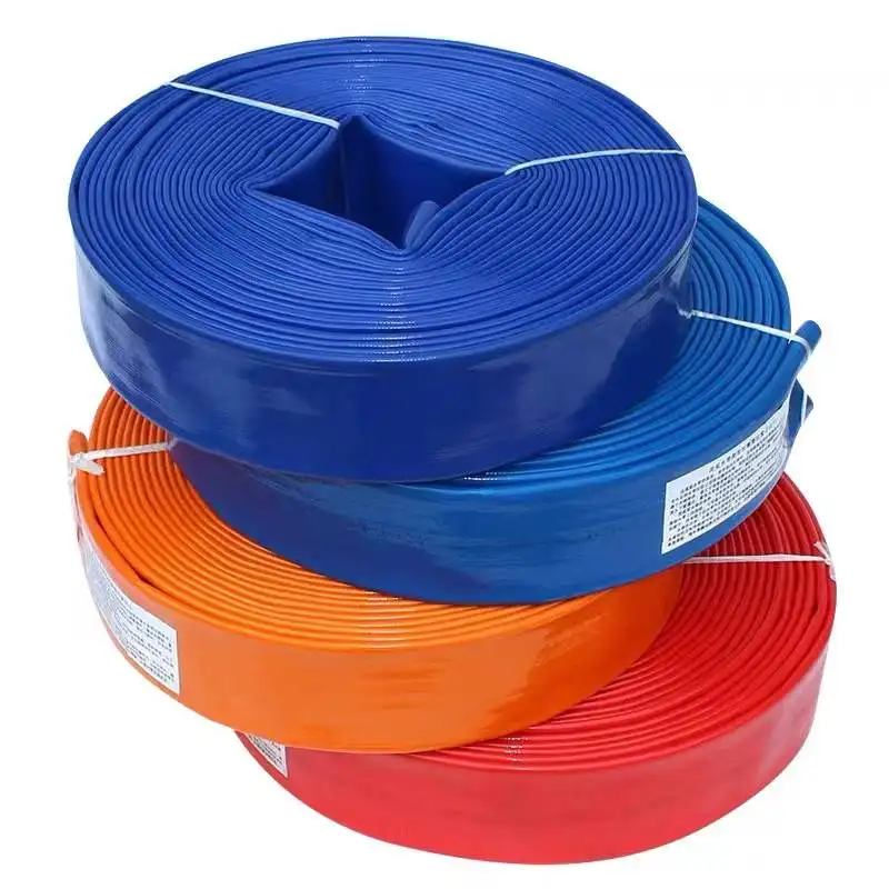 High Working Pressure Watering Pipe PVC Lay Flat Hose for Agricultural Farm Irrigation System Engine Pump Spray Gun Pvc Hose