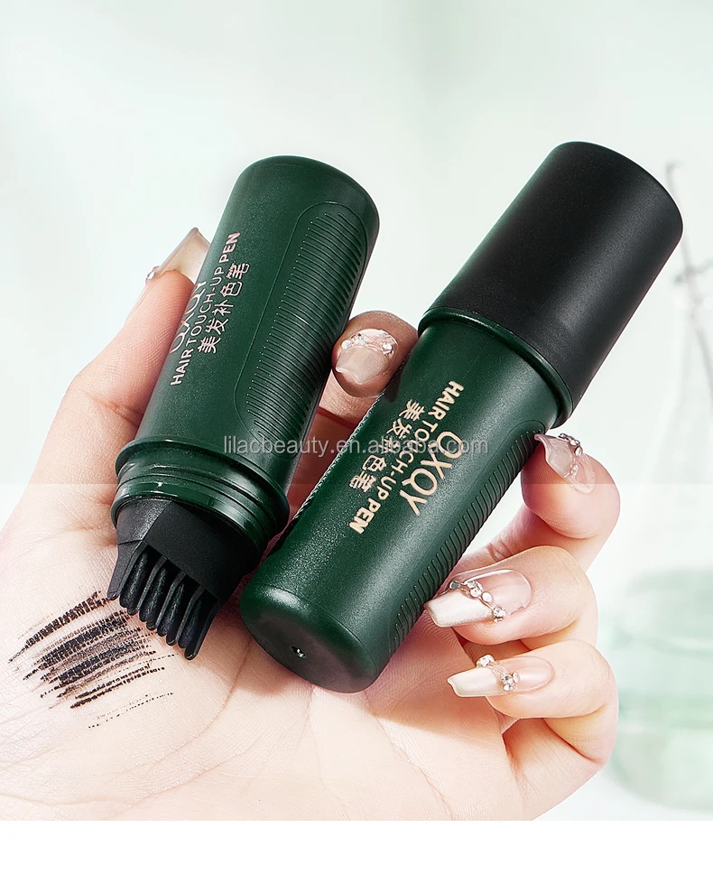 QXQY Hair Color Touch-Up Stick Natural Gray Hair Coverage  Lightweight Portable  2-in-1 Hair Color Touch-Up Stick with Comb