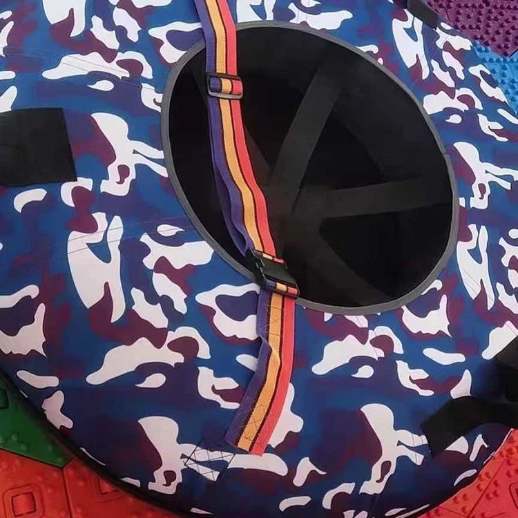 Зимняя надувная резиновая трубка, многолетняя Снежная трубка с крышкой, сани с твердым дном, надувная Снежная трубка