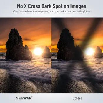 Anti Scratch Adjustable Neutral Density Filter NEEWER 77mm HD Variable ND Filter ND2-ND32 Camera Lens Variable ND Filter detail image