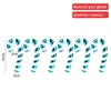 15cm blue and white 9-character crutches (6)