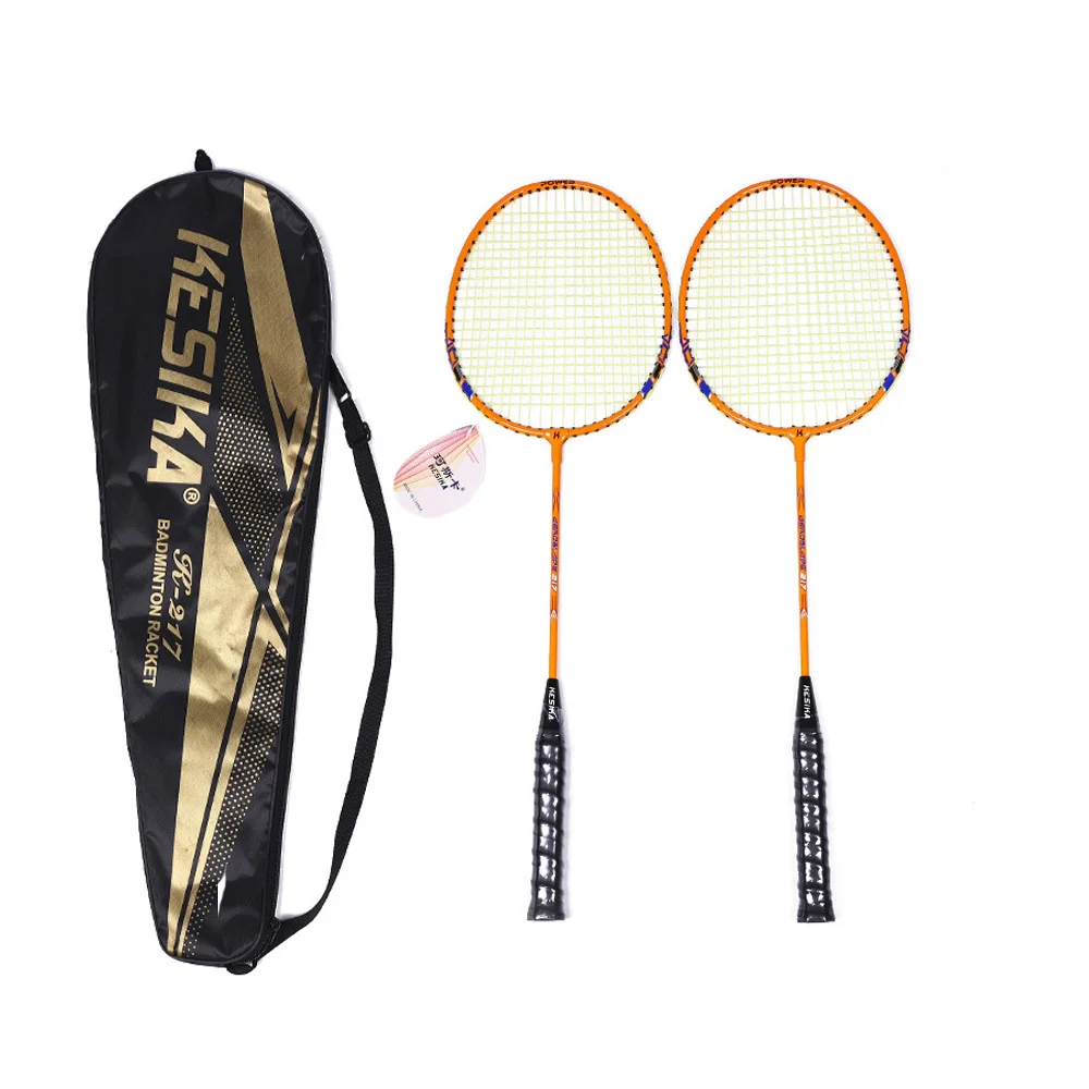 Source Free customization badminton racket blue red green yellow Professional racquets with custom LOGO for sale on m.alibaba