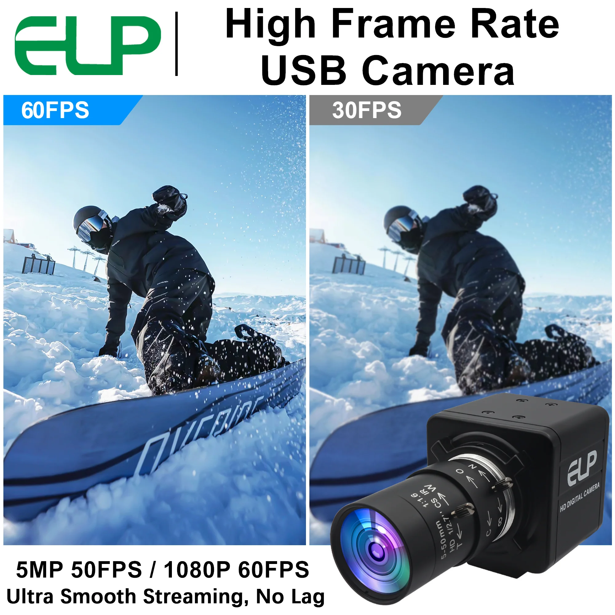 ELP 5MP USBカメラ 10倍ズーム 5-50mm Amazon.co.jp: ELP 5MP USB カメラ 5-50mm10X 望遠手動ズームレンズ