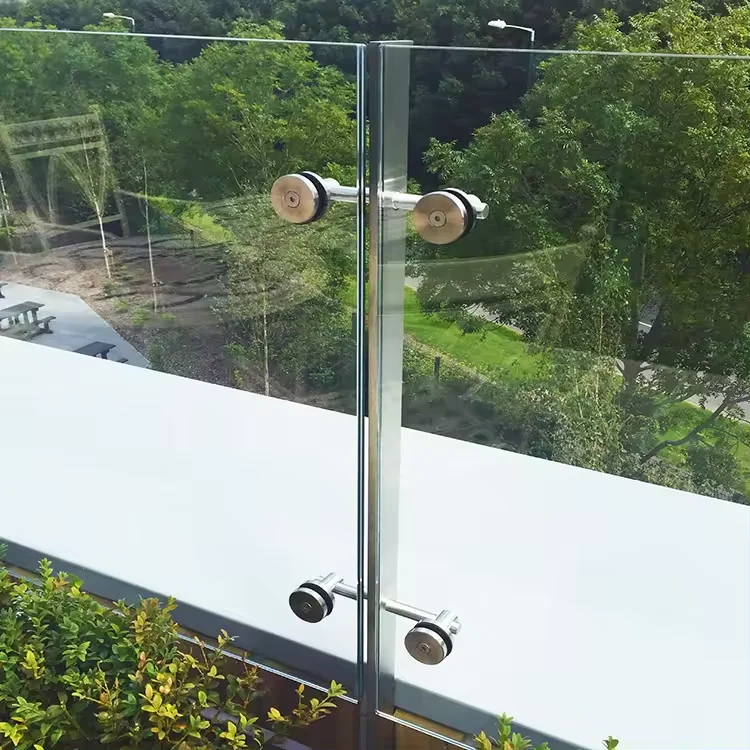 Complete 2 Arm Glass Railing Fencing Stainless Steel Hardware Spider ...