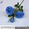 3-headed Royal Rose WY, light blue