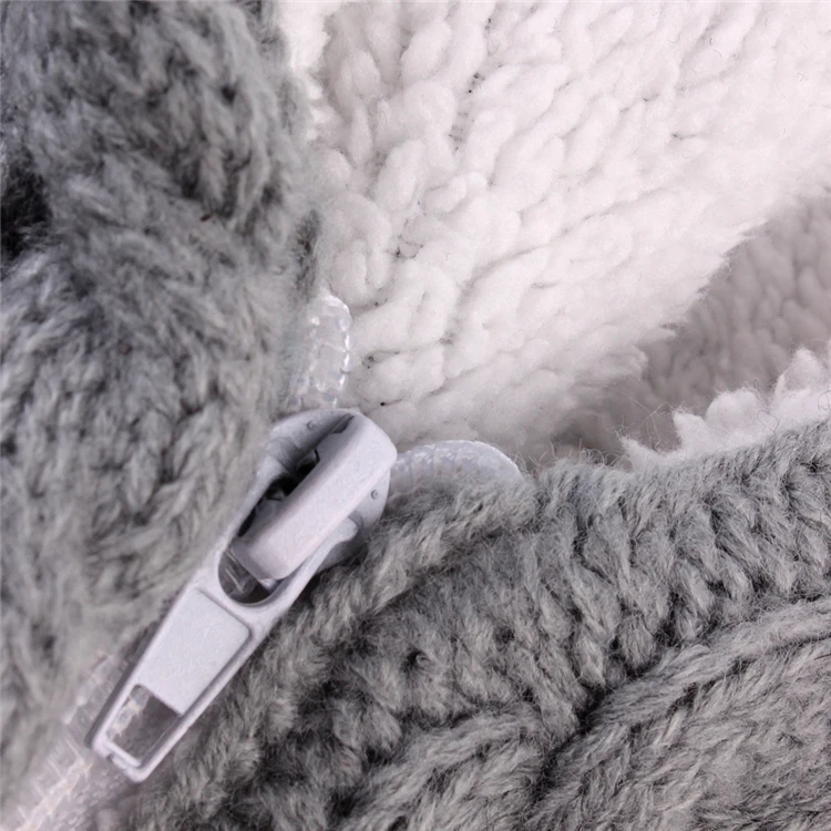 Китай модный Зимний новый born коляска для маленьких девочек Вязаный спальный мешок