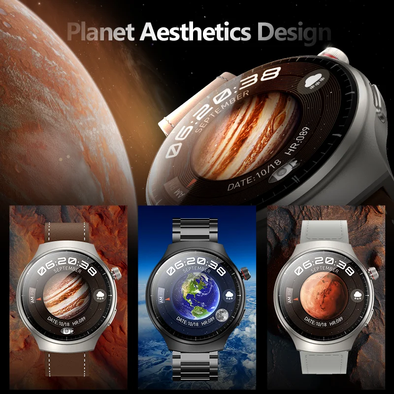HW6 Max Smart Watch with BT Calling GPS Tracker Wireless Charging Sport Fashion Smartwatch 2025