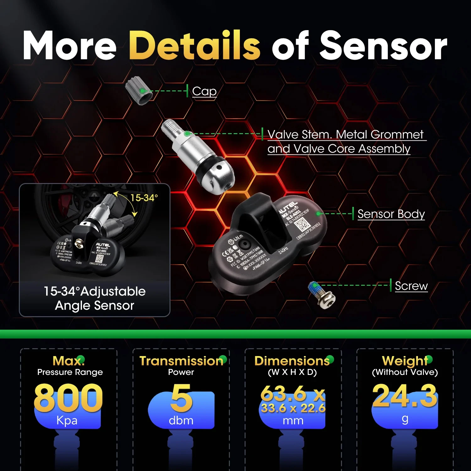 Autel MX-Sensor BLE-A001 Tesla