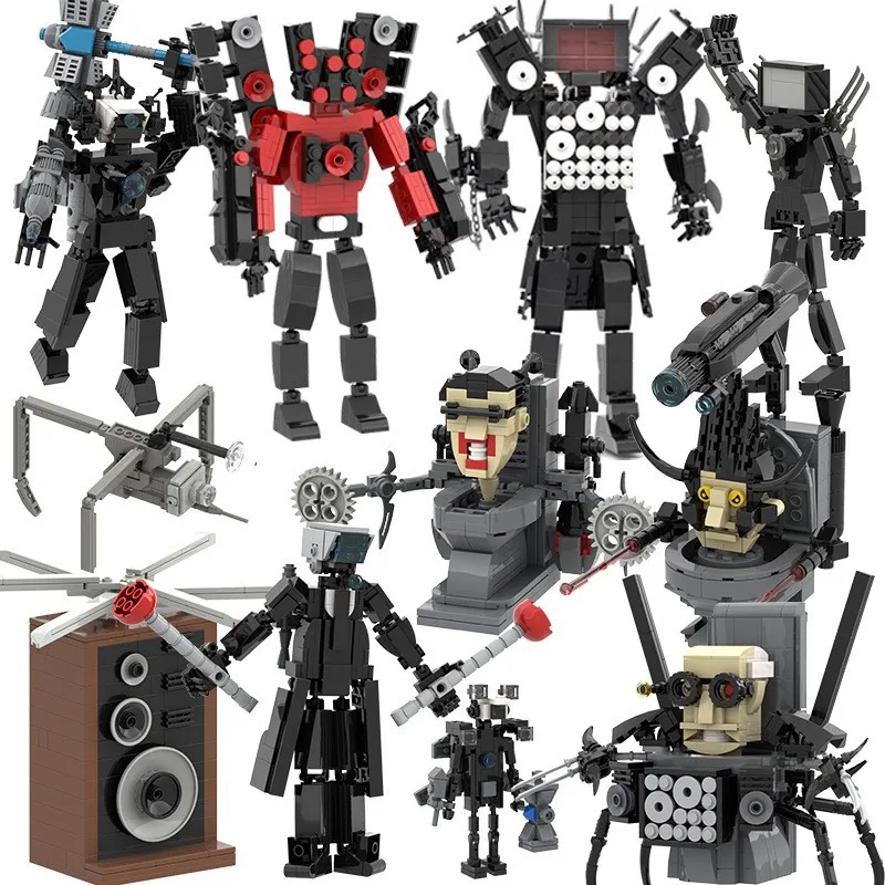 Wholesale Skibidi Toilet Legos Mini Figure Cameraman Titan Speaker Man ...