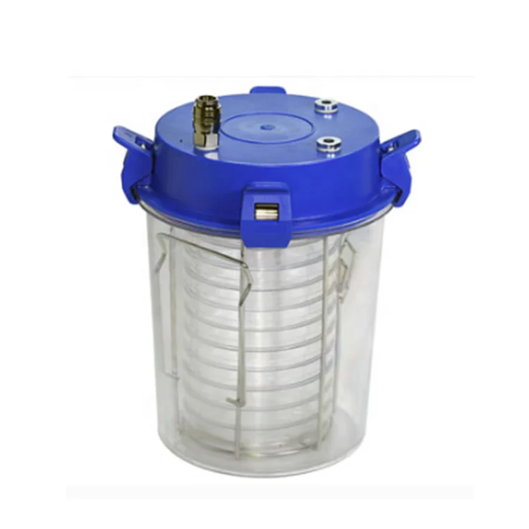 2.5L-25L PVC/PMMA/SUS304 material anaerobic jar for lab, anaerobic ...