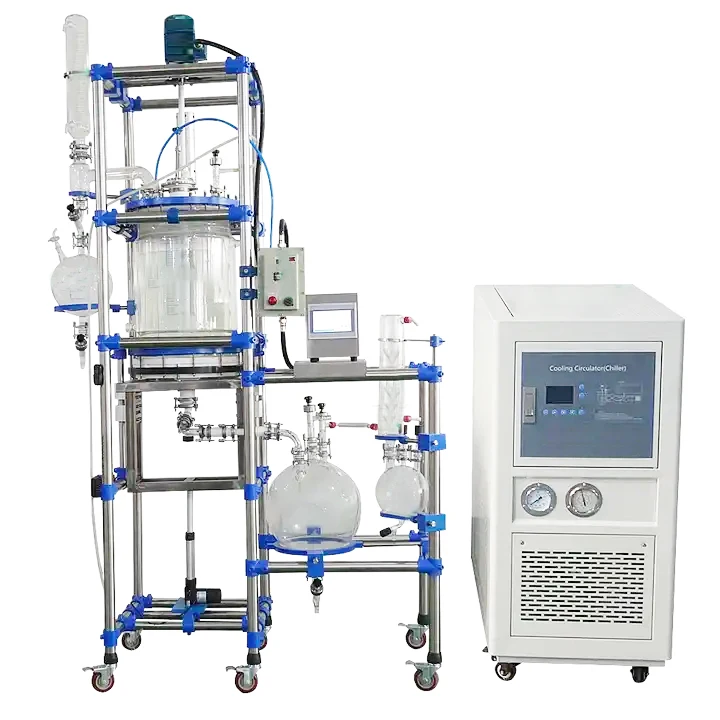 腐食性化学プロセス用ガラスライニング化学反応器 - 200L  